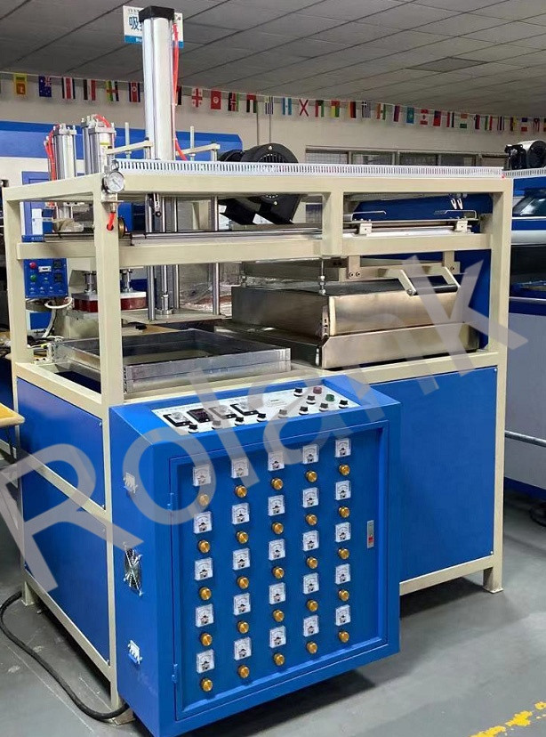 Buy Manual Plastic Tray Box Termoforming Machine Vacuum Forming Plastic ...