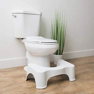 Manufacturer Bathroom Aid Constipation Piles Relief Accessory Healthy Squatting Non-slip Stool Toilet Step Potty Stool