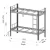 Import manufacturer Steel tube metal double bunk beds for army or school from China