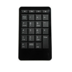 Manufacturer USB computer flat keys digital retractable detachable cable wired number pad