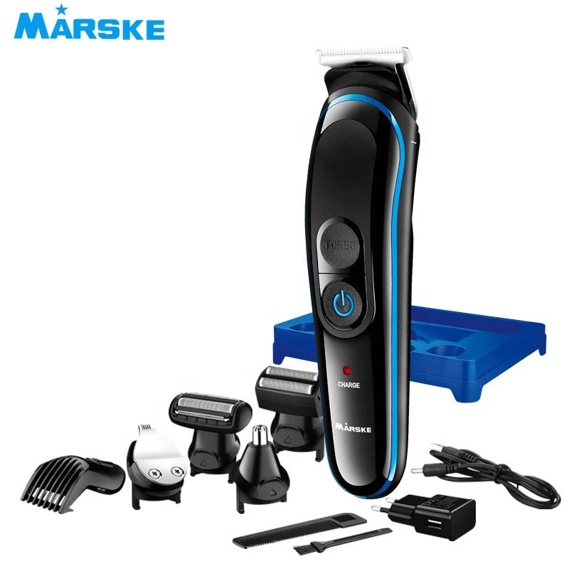 Marske Multi-functional 5-IN-1 Professional Nose Ear and Beard Hair Trimmer Electric Grooming Kit Trimmer Set