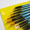 Master D51006 12 artist brushes synthetic nylon kids artist paint brush Set Paint Brushes