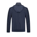 mens winter coat warm polyester stand collar zipper hoods jacket man