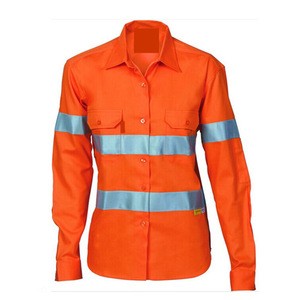 Mens/women HiVis orange construction uniform