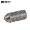 Metric Slotted set screws with ball point
