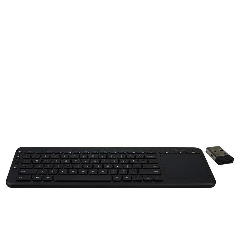 Microsoft Wireless All-in-One Multimedia Keyboard Media Multipoint Touch Board Wireless Touch Keyboard English Keypad