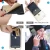 Import Mini Credit Card Holder Small Money Coins Pouch PU Leather Sticky  Magnetic Flap Pocket Wallet Card Holder for Cell phone from China
