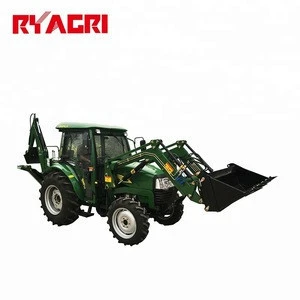 Mini garden tractor with front end loader and backhoe loader for sale