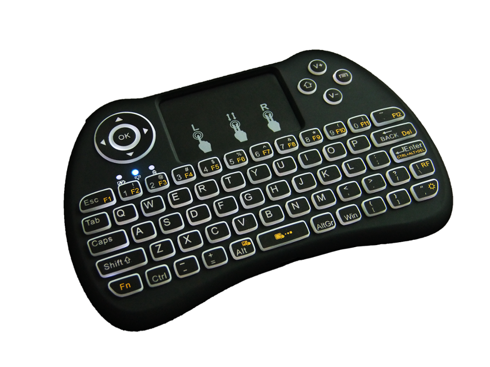 Buy Mini Keyboard Handheld 2.4g Wireless Keyboard Mouse Mini Teclado ...