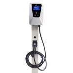 Mini Smart Universal Wall Wallbox Screen Adjustable 24v Ladestation Holder Power Usb European Electrical ccs type 2 Ev Charger