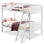 Import Modern Bedroom Wooden Bunk Beds Convertible 2 Individual Beds from China