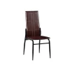 modern brown leather dining chair