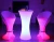 Import Modern color changing rechargeable bright led table and chair set from China