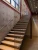 Import Modern decorative floating wood stairs with invisible stringer stainless vertical rod railing from China