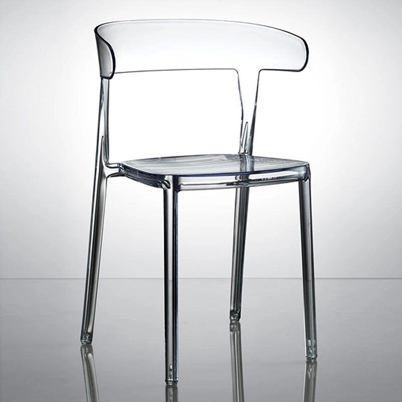 Modern design home furniture PC plastic transparent dining chair outdoor event garden chair