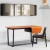 Modern Design Home Office Furniture Solid wooden Frame Desk Study with Shelf Dressing Desk