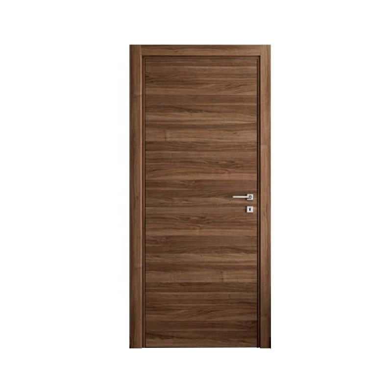 Buy Modern Design Walnut Veneer Stained Color Flush Door With Groove ...
