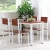 Import Modern Design Wooden One Table Four Chairs Dining Table  Sets for Home from China
