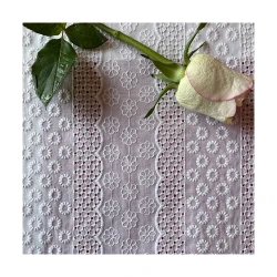 Modern simplicity embroidery fabric  eco-friendly 100% cotton fabric