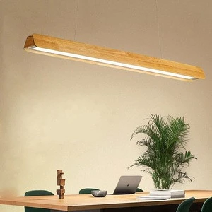 Modern Wood Studio Office Ceiling Led Chandelier Pendant Light