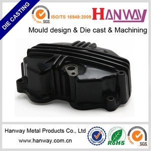 Motorcycle engine hoods aluminum cover with die casting