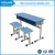 Import moulded board student desk/Werzalit molded table/school desk and chair set from China