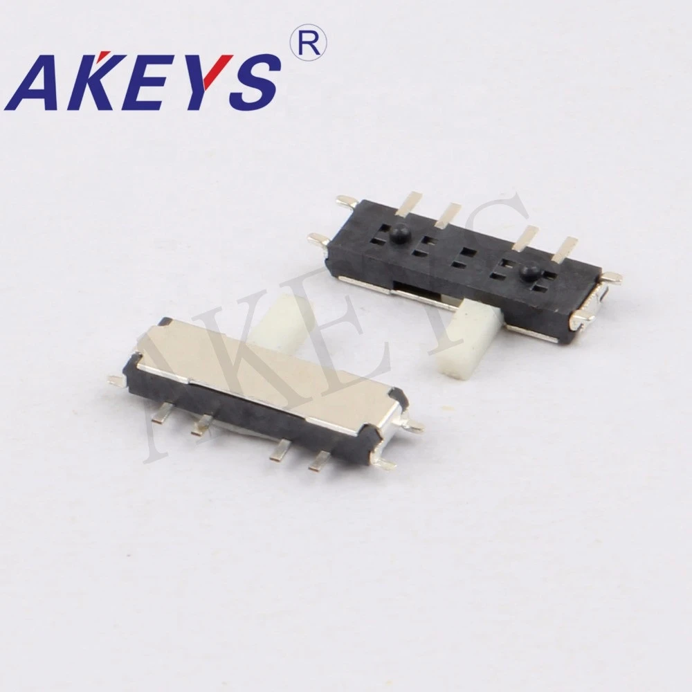 MSK-13C01 MINI slide switch 1P3T Handle high 2.5mm SMT SMD 8 pin micro slide switches with fixed pin MSK-02