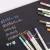 Import Multi colors Heaxgon Metallic Watercolor Decorative Art Marker Pen Paint markers from China