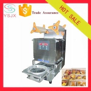 multi function competitive price sealing machine for aluminum foil cup ground and square shape
