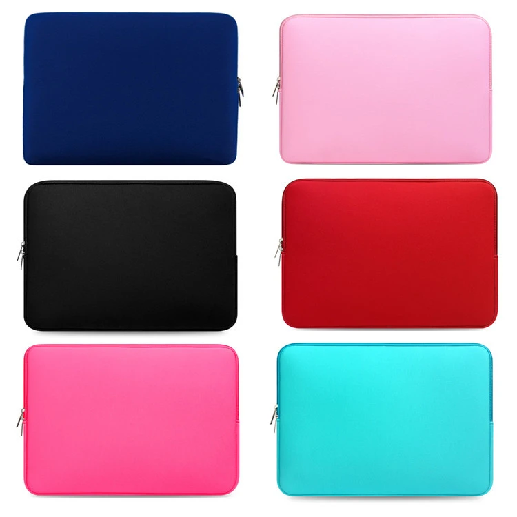 Multicolour 13&quot; Laptop bag  11&quot; 12 13 14 15.6&quot; 17Inch Felt Notebook bag Tablet PC Zipper pouch case seven colors