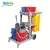 Import Multifunction commercial housekeeping hotel janitor cart trolley with yellow bag from China