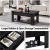 Import Multifunctional Lift Top Coffee Table Modern Luxury Square Black MDF Wood Living Room Furniture Tea Center Table Coffee Table from China