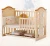 Import Multifunctional Solid wood type Material baby sleeping baskets/kids sleeping cots for sale from China