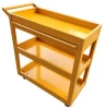 Multifunctional three-layer tool trolley with drawers