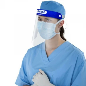Multifunctional visor for wholesales protection anti-fogging full plastic medical face shield