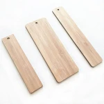Natural Material Garment Luggage Dog Swing Labels Round Bamboo Name Tag