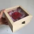Import natural preserved rose flowers in wooden gift boxes with transparent cover as gift for valentine day from China