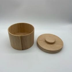 Natural wooden boxes