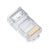 Network Cable Modular Plug RJ-45 Cat5e Ethernet Cable Crimp Connectors Unshielded 8Pin Modular Utp for PC Adapters Crystal Heads