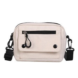 New Arrival Canvas Simple Leisure shopping Bags Mini travel Casual Wild Crossbody Bags Shoulder Messenger Bags