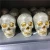 Import New arrival creative folk crafts handmade sequin skulls modelfor home decoration from China