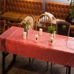 New Arrival Digital Printing Plaid Waterproof Table Cloth