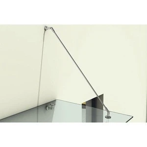 New arrival high end glass door canopy single acrylic door awning on sale