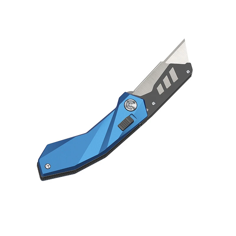 New arrival Paper Cutter Knife, Carton Steel Folding Utility Knife,Safety Box Cutter Knife