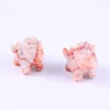 New arrivals Hand carved crystal cute unicorns Red gridding crystal carvings