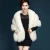 Import New design fashion warm faux fur shawl wedding bride cape from China