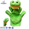 New design Safe standard CE and EN71 educational toys plush animal shaped stuffed parrot hand puppet for kids
