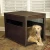 Import New Design Wicker Pet Residence Wicker Dog Crate Animal Cage Dog Kennel House from China