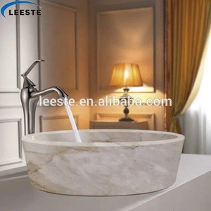 New Italian White Bathroom Marble Vanity Hand Wash Basin For Hotel Bathroom Sink