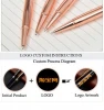 New model promotional rose gold color metal luxury ball pen